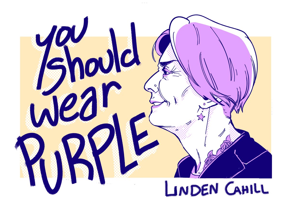wormfolk's tweet image. You should wear purple

a conversation with a woman that struck me 

(3/14)