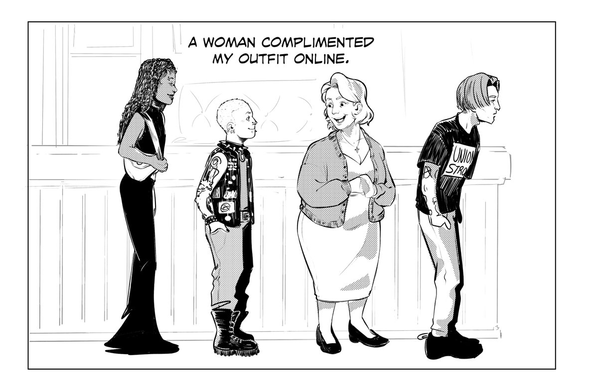 wormfolk's tweet image. You should wear purple

a conversation with a woman that struck me 

(3/14)