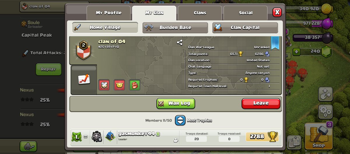 summxrsss's tweet photo. If y'all play clash of clans you should join up we looking to fill up don't have to be a high lvl or base https://t.co/jCl2Vbd7bz