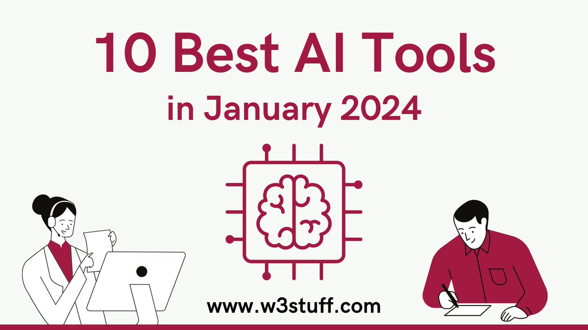 10 Best AI tools in January 2024:

AI revolution is crazy. ChatGPT isn't the only one here. Let's create amazing things with simple text!
#aitools #aitool #ai2024
See the list 👇