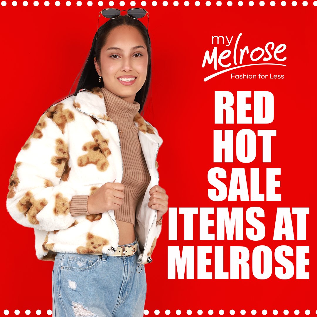 MyMelroseStore's tweet photo. 🚨 NEW BLOG 🚨
Read our latest blog post! It's all about the sizzling RED HOT SALE at #MyMelroseStore!🔥  

https://t.co/4SrI0ceUwd

 #MyMelrose #RedHotSale #MustReadBlog #SALE #NewBlog #BlogRead #InstaRead #FashionBlog #Savins #FashionSale https://t.co/Qo4VOV5s1z