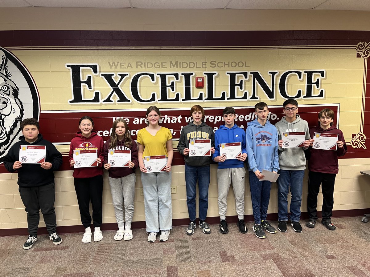 WeaRidge_AP's tweet photo. 8th Grade- Top 10 NWEA Math Scores https://t.co/gjVdCWWKTd