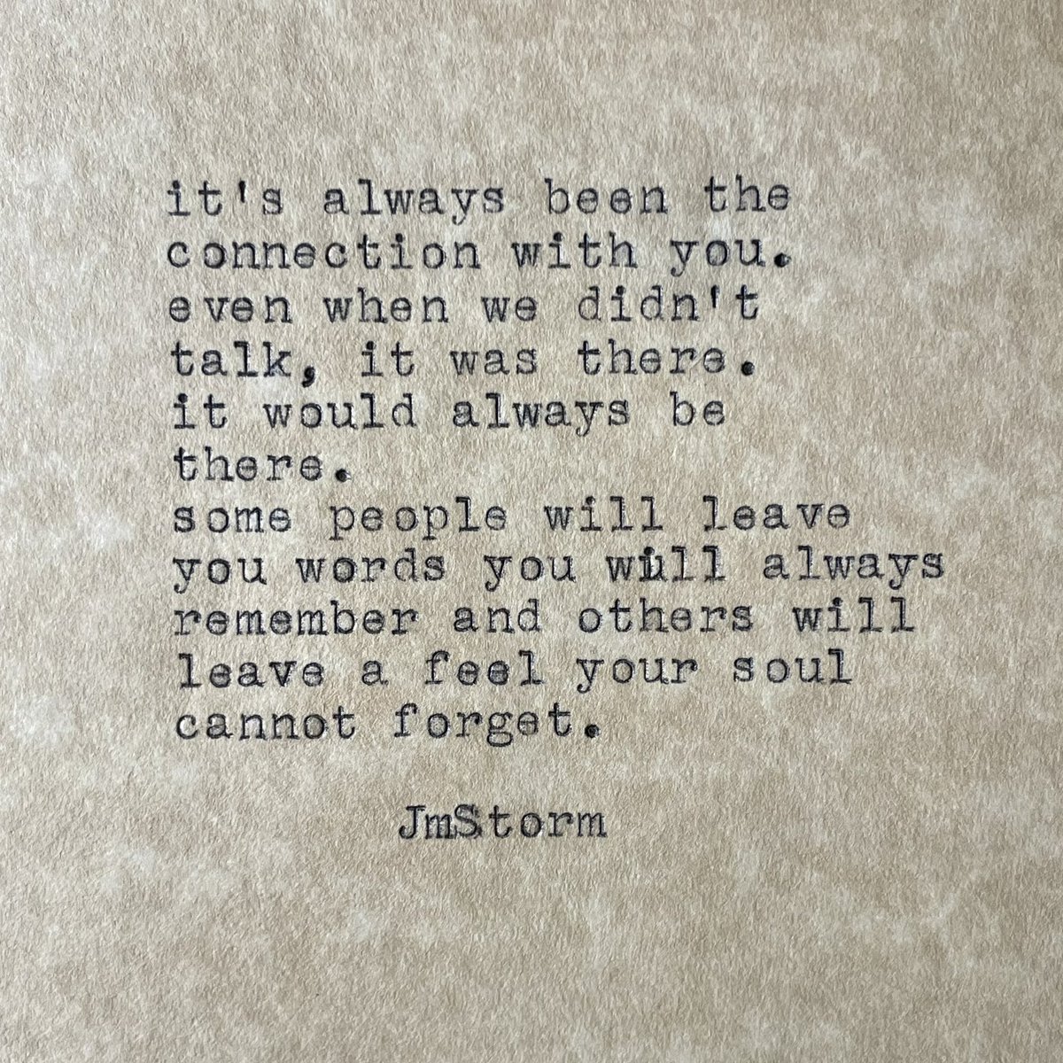 The connection. #jmstorm