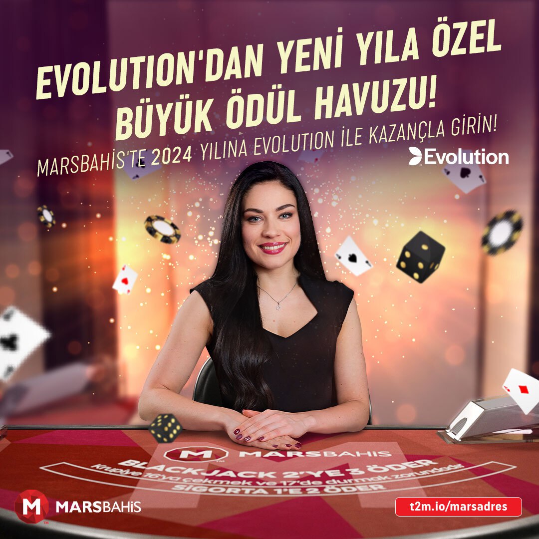 Slotsiteleri2's tweet photo. Evolution'ın Marsbahis'e Özel Yeni Yıl Promosyonu tüm hızıyla devam ediyor. Bu davetkar promosyonun ödüllerine sahip olmak için hemen oynayın!

Güvenilir Slot Siteleri : https://t.co/BYPveGUgkJ

#Marsbahis #marsbet https://t.co/QQldnrj4eE