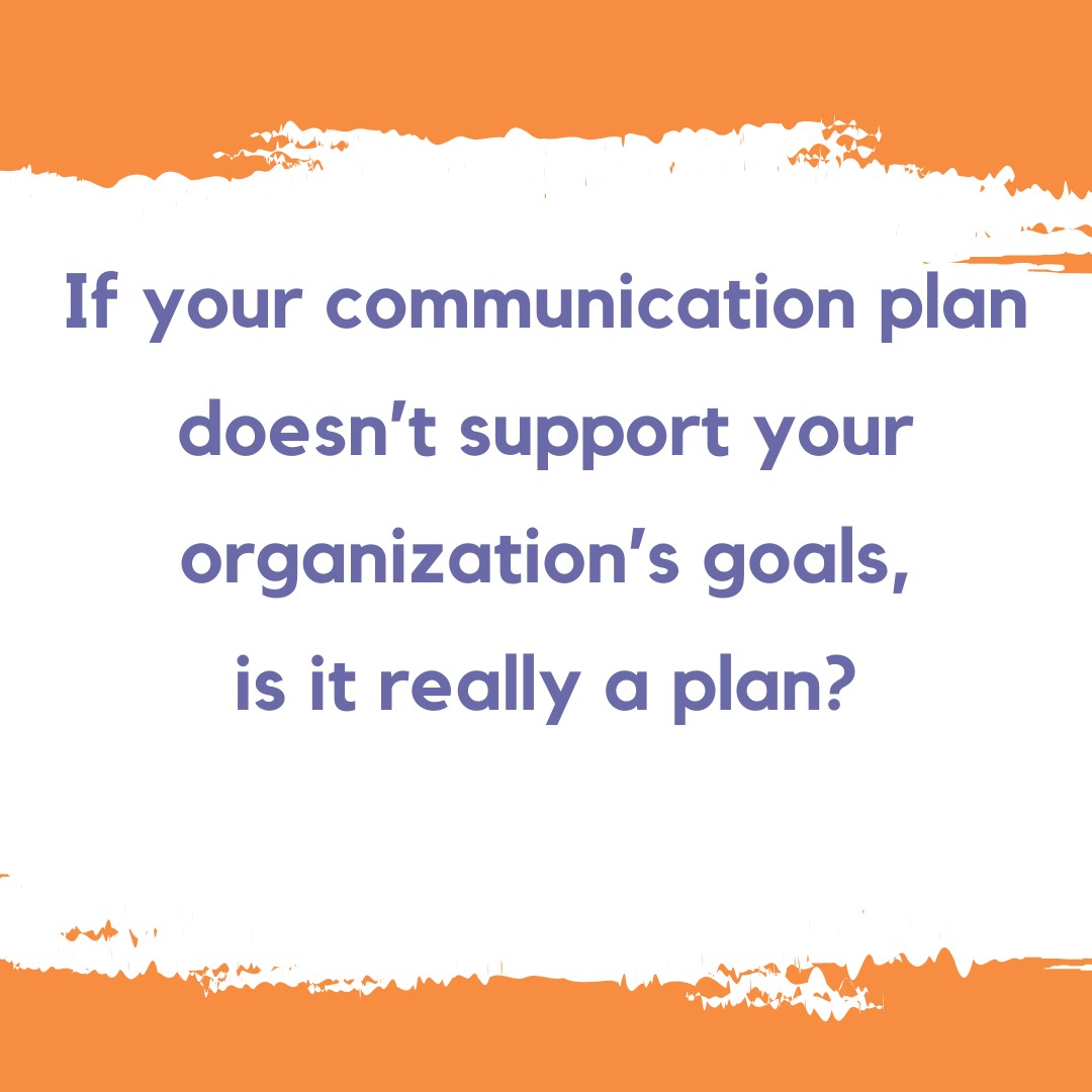 Don't wait to develop your communication plan. Check out my latest blog for a guide to how you can develop a goals-driven communication plan in six easy steps.

bit.ly/3vwx2QA