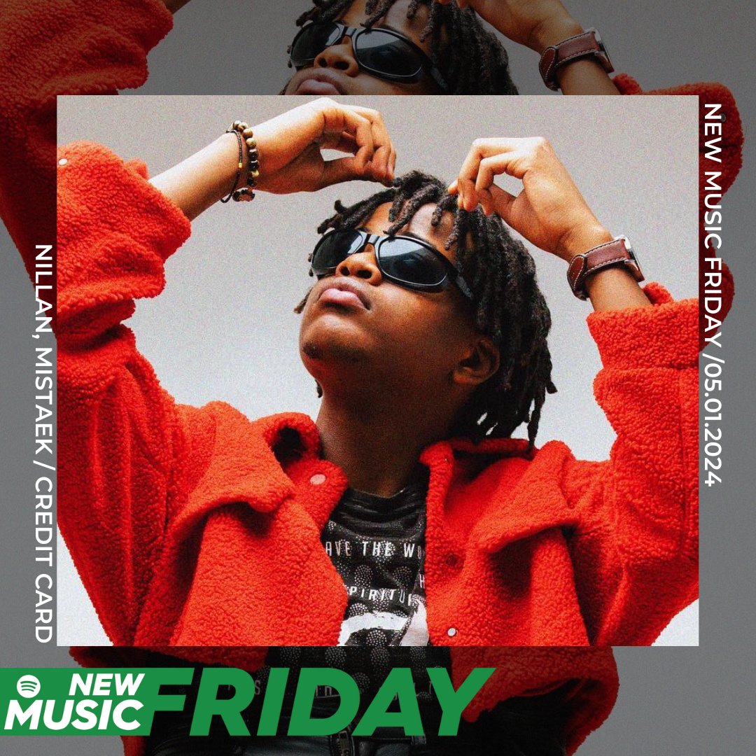 spotifyrwanda's tweet photo. Feel the pulse of 2024 as we inject pure energy into your playlist! 🔥 Unleash the sonic power this #NewMusicFriday and let the beats electrify your soul. ⚡🎶
@nillanynb
@BushaliT
@flyestmusic https://t.co/4bLZ4A35LU