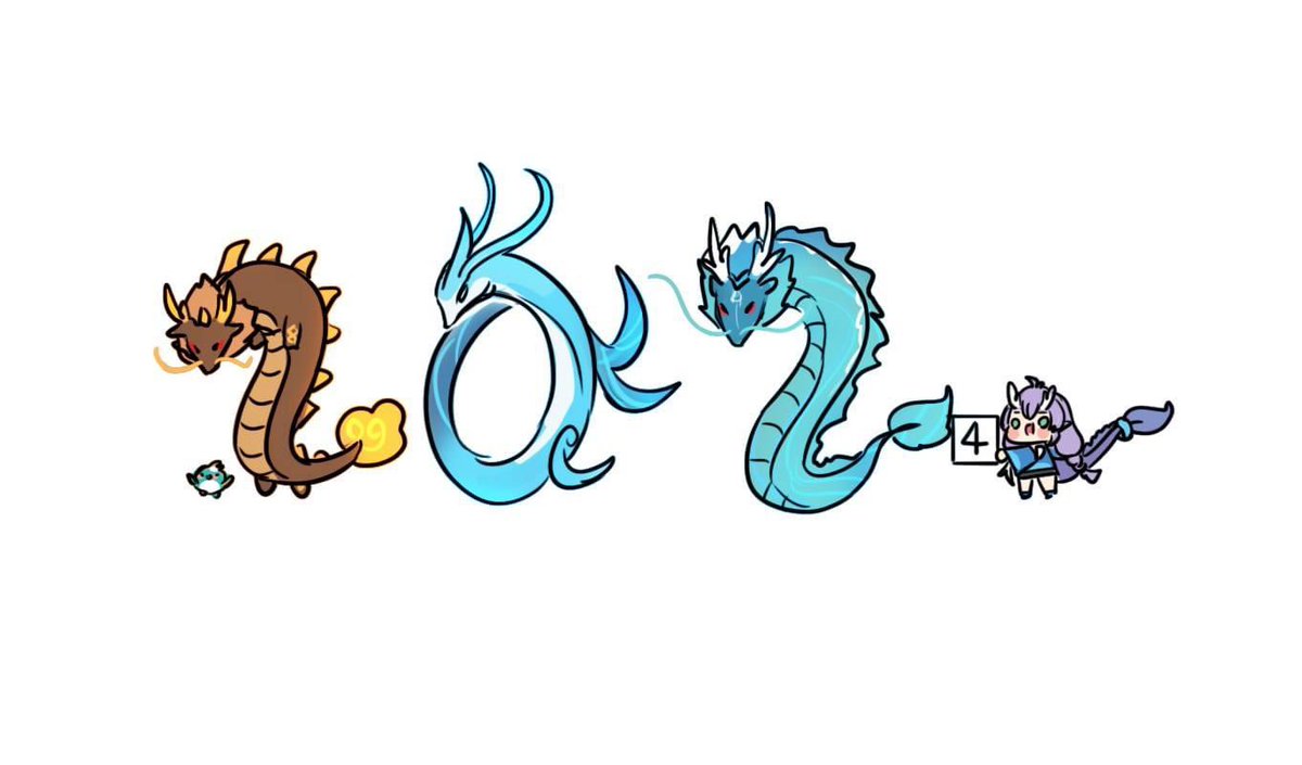 pun_rii's tweet photo. 2024 
😅 playable dragons 🐲 https://t.co/pxckyzoCLE