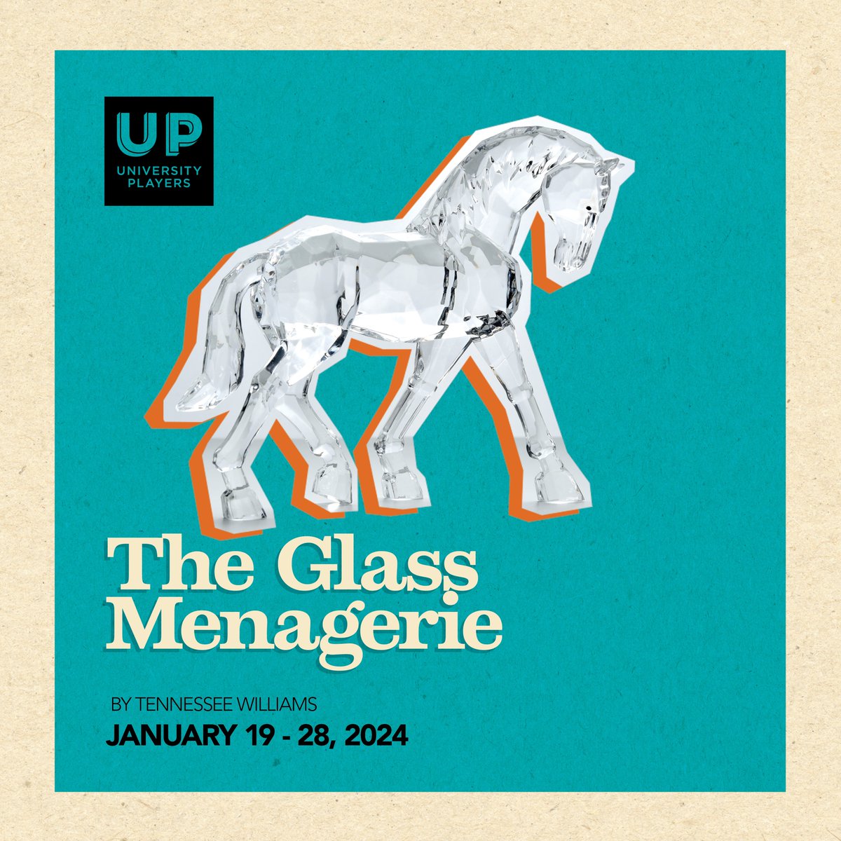 AM800CKLW's tweet photo. .@UPWindsor presents "The Glass Menagerie" January 19th - 28th in Essex Hall Theatre! This famous “memory play” traces the lives of Tom Wingfield, his mother Amanda &amp; his sister Laura, as they prepare for a gentleman caller. 

For details &amp; tickets, visit https://t.co/0hCDeUQDWI https://t.co/bRB63UBmTV