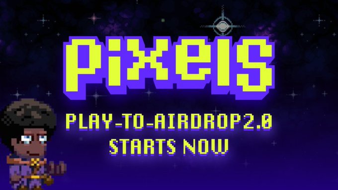 1conf_eth's tweet photo. Web3’s most anticipated token - $PIXEL - is just around the corner 🪙  

Are you ready to be a part of history? The Play-to-Airdrop 2.0 begins NOW 🪂. The event will only last just 2 weeks - So hurry up and join in 🫡

👉join here: https://t.co/DOqlhae93g

#PIXELSP2A #RoninCreator #web3 #token #bnb #Bitcoin #bbtvi $BONK $ICP $SEI #newairdrop #l2 #layer0 #matic #polygon #Web3gaming #Web3 #P2A #Airdrop #AirdropCrypto #PLAY2EARN #P2E #CryptoGaming
