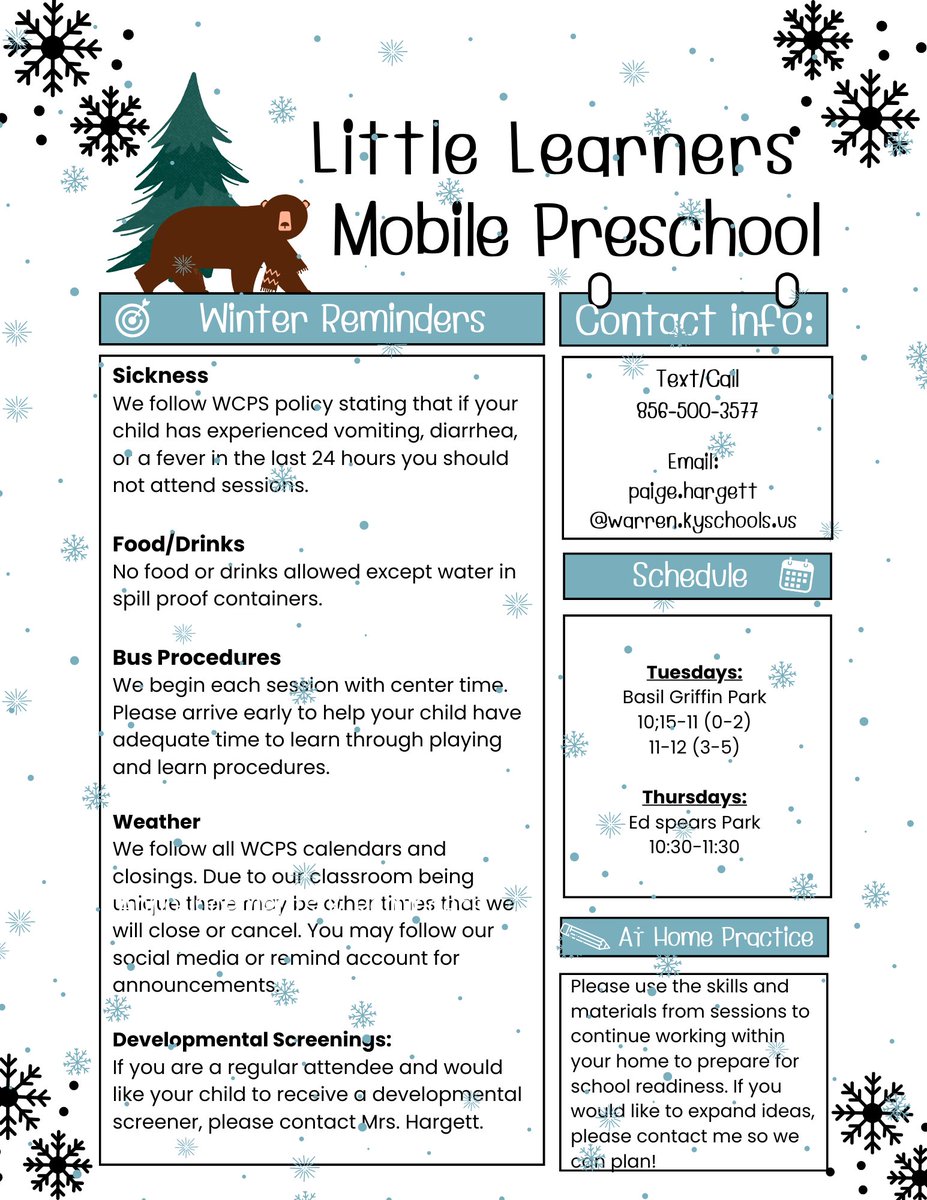 Warren County Little Learners (@wcpslillearners) on Twitter photo 