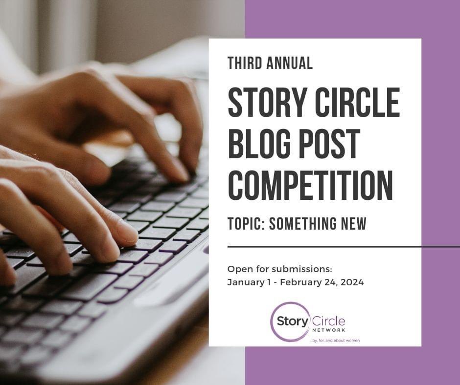 Our third annual blog post competition is now open for submissions. This year’s topic is “Something New.” For more details and to register, please visit our website: storycircle.org/contest/the-st… 📝 ✍🏻