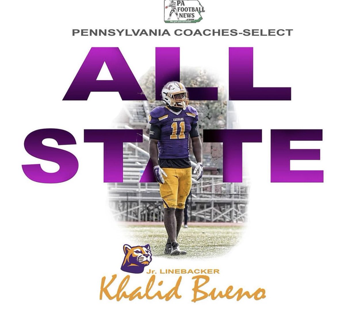Khalid Bueno (@soy__khalid) on Twitter photo Couldn’t thank my coaches and teammates enough and trust I’m back at it again next season hopefully I’ll become an all American with the help of my team!!
#ItsGreatToBeKing
<a href="/CoachJordan215/">Coach Jordan</a> <a href="/MLK_football/">MLK Cougars Football</a> @MLKCoachMalik <a href="/CoachE_Philly/">Eric Moran 🏈</a> <a href="/CoachEdDunn/">Coach Dunn</a> Couldn’t thank my coaches and teammates enough and trust I’m back at it again next season hopefully I’ll become an all American with the help of my team!!
#ItsGreatToBeKing
<a href="/CoachJordan215/">Coach Jordan</a> <a href="/MLK_football/">MLK Cougars Football</a> @MLKCoachMalik <a href="/CoachE_Philly/">Eric Moran 🏈</a> <a href="/CoachEdDunn/">Coach Dunn</a>