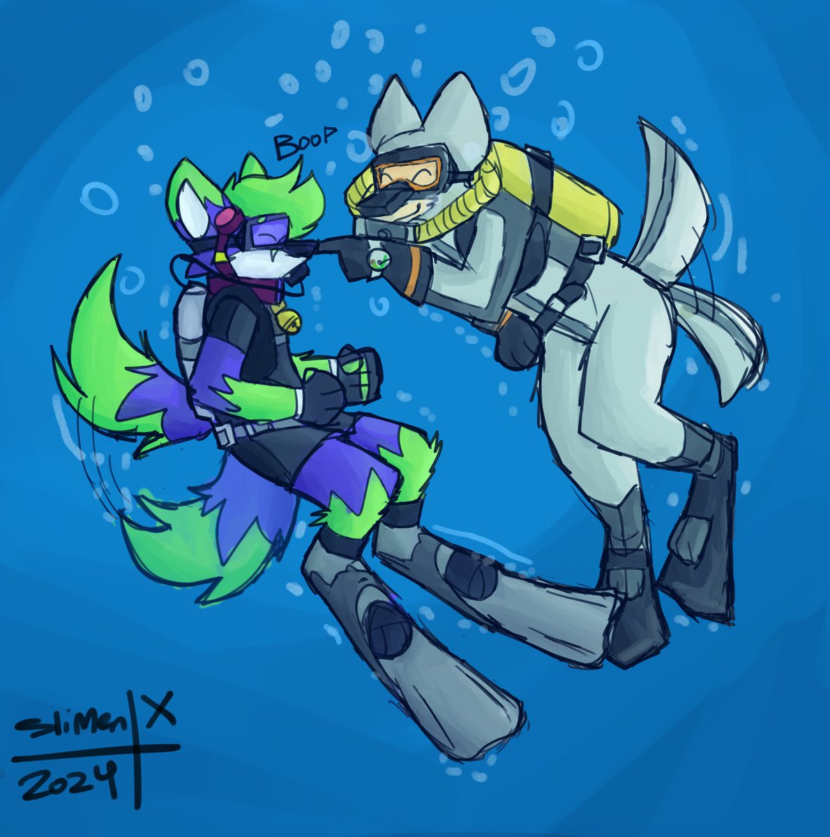 Slimen_X's tweet photo. AAAAA, un dibujo q le debia a @JoshuaC59034548 por tantas comisiones q me hace waaaa

alv 2 dibujos buceando en 1 dia, q creisi
#furry #furryart https://t.co/J6SdZYkmnb