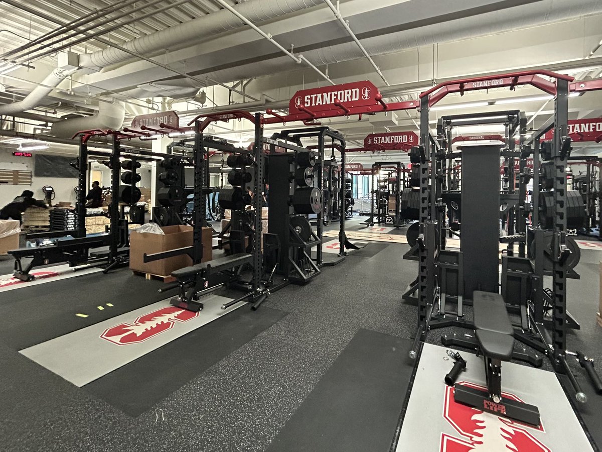 Lifetime_Card's tweet photo. In case you all wanted a sneak peek … our new 🏈 Weight Room renovations are underway 👀 https://t.co/xJr5cU5y6j