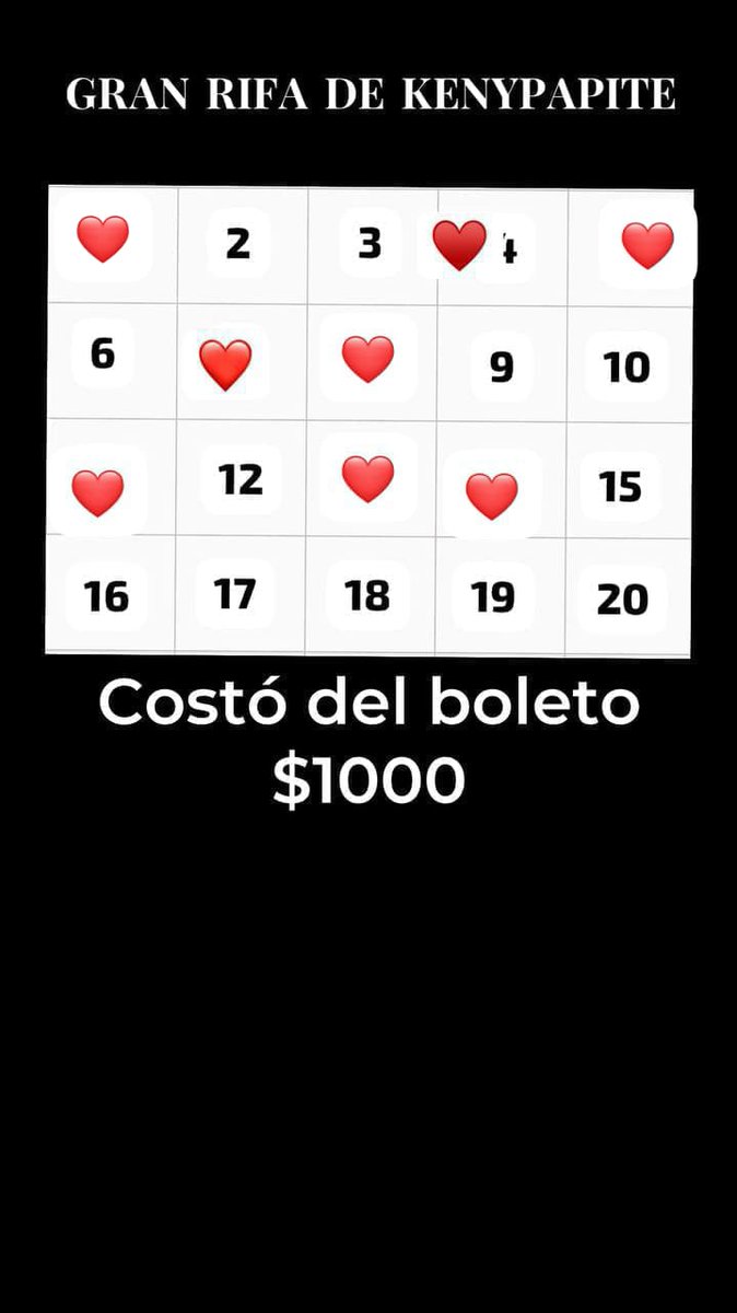 Kenypapite's tweet photo. https://t.co/f5v5Wni3E9

Quien más va adquirir su boleto 🥰❤️😍 
Me ayudas con tu RT https://t.co/X1TaxVSixg