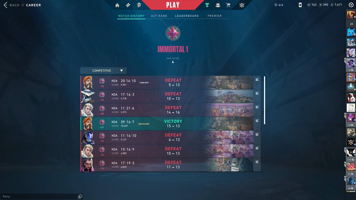 Petite lose streak de fin de saison qui fait plaisir