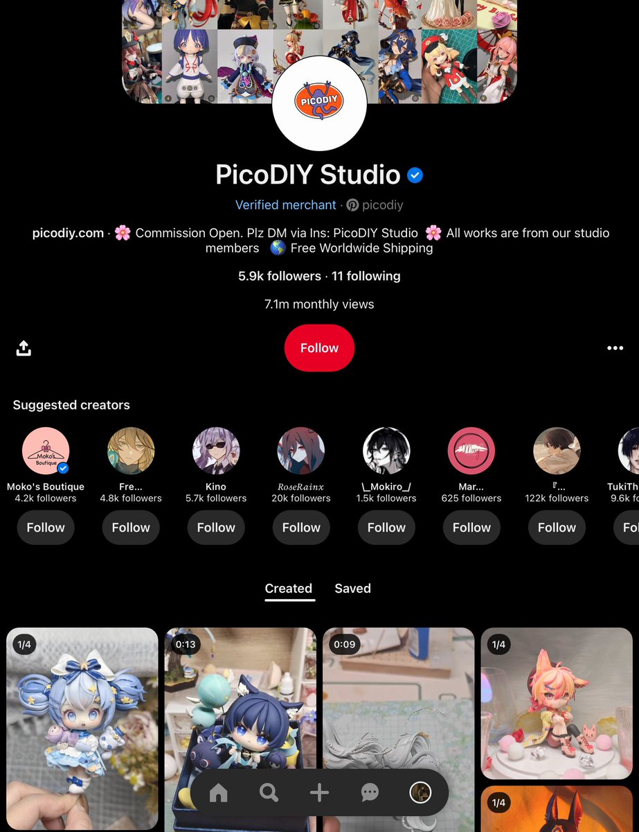 Cuty_Crafts's tweet photo. I found out that this man stole a lot of my friends' works.😭😭😭He has long used images of works that have no copyright at all, falsely claiming that the artists were members of his studio.
If you see it, can you help report him to avoid more people being cheated?
Thank you all. https://t.co/szic8NWoX0