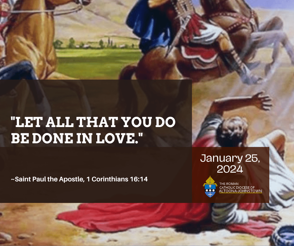January 25 - The Conversion of Saint Paul the Apostle