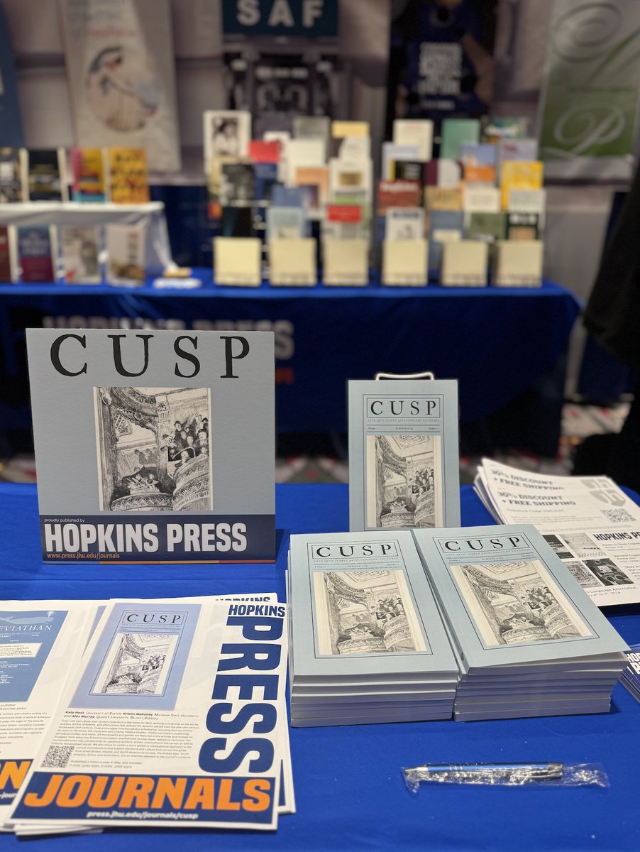 Kristin Mahoney (@kristinmmahoney) on Twitter photo I am so excited to announce that @CuspLate has won the <a href="/celj_editors/">CELJ | @celj.bsky.social</a> award for Best New Journal. If you're at #MLA2024, stop by the <a href="/JHUPress/">Hopkins Press</a> booth where they have free copies of Cusp. Thank you to @JHUP for all of their support and to <a href="/Kate_Hext/">Kate Hext</a> and Alex Murray, my co-editors. I am so excited to announce that @CuspLate has won the <a href="/celj_editors/">CELJ | @celj.bsky.social</a> award for Best New Journal. If you're at #MLA2024, stop by the <a href="/JHUPress/">Hopkins Press</a> booth where they have free copies of Cusp. Thank you to @JHUP for all of their support and to <a href="/Kate_Hext/">Kate Hext</a> and Alex Murray, my co-editors.