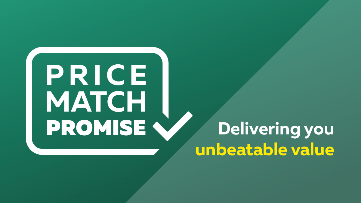 Make sure to take advantage of our #PriceMatchPromise in 2024 – if you find a product cheaper elsewhere, get in touch and we'll do our best to price match 💸 👉 fg1.uk/5972-Q813662