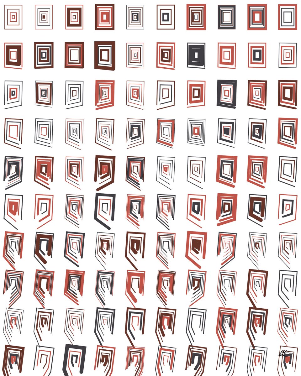 mathling's tweet image. Day 5: In the style of Vera Molnár

#genuary #genuary5 #genuary2024
#XQuery #SVG