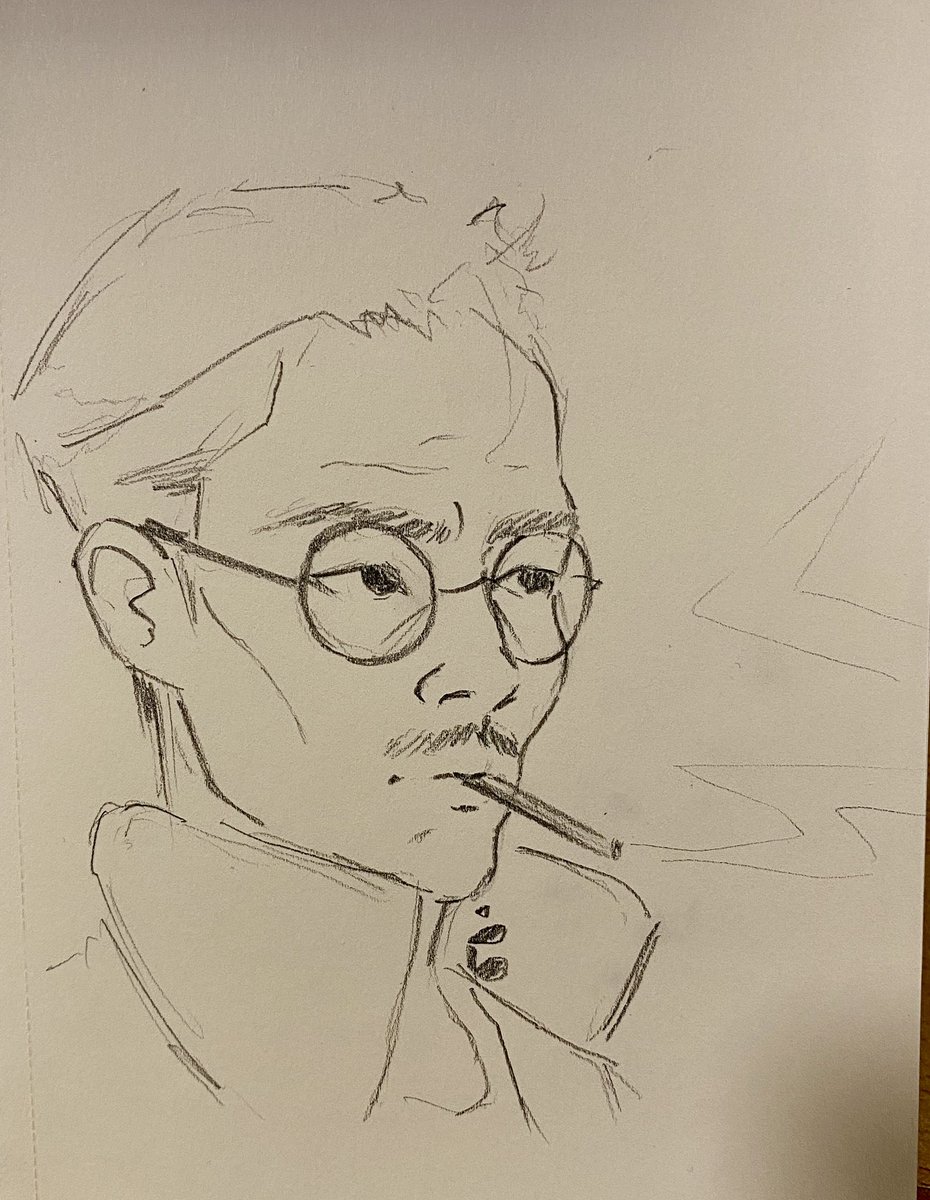 A quick Kim sketch #DiscoElysium