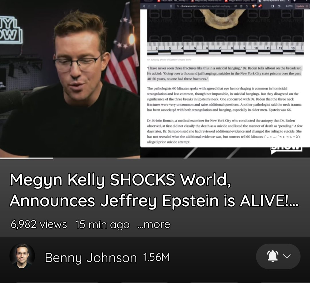 Is Jeffrey Epstein really dead? If dead, did he die like it has been reported! youtu.be/nalfcZ6r47E?si…