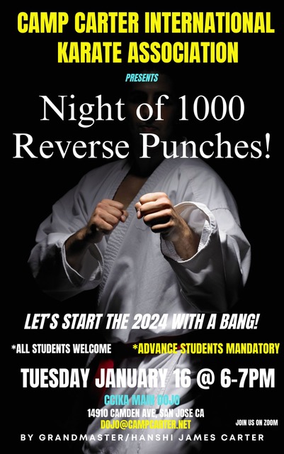 ccikakarate's tweet photo. Night of 1000 Reverse Punches 2024

#1000punches #martialarts #karate https://t.co/swsoEEAKvN