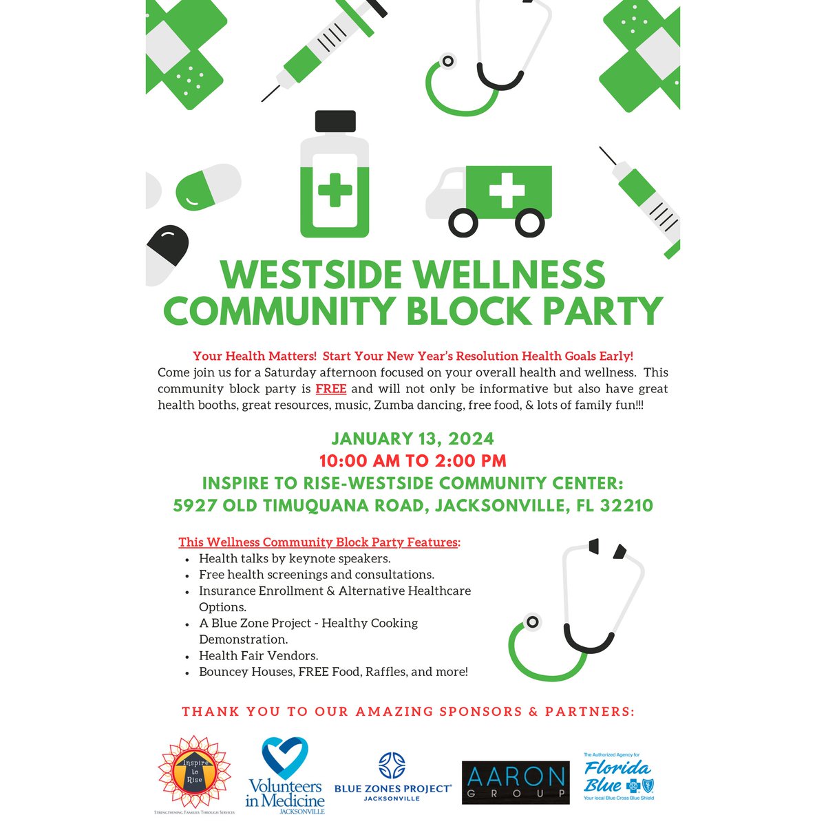 FCHCCflorida's tweet photo. Your Health Matters! Start Your New Year’s Resolution Health Goals Early! Come join us for a Saturday afternoon focused on your overall health and wellness. 
#fchcc #fchccjoin #fchccnews #Wellness #FloridaBlue #Health https://t.co/N8L0KIudUJ