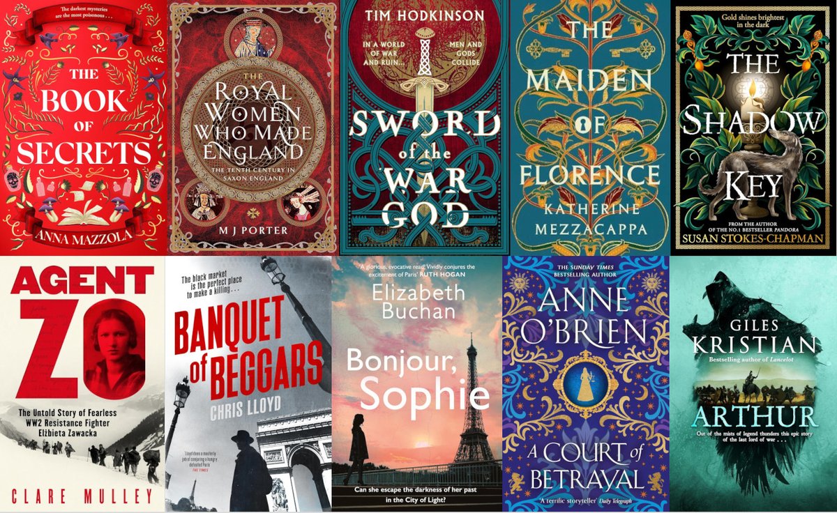 📚📚In case you're wondering what to read in 2024, Historia lists over 120 books by #HWA authors coming out this year.
History, biography and historical fiction covering over 2,000 years - it's all there at bit.ly/HistoriaBooks24 #histfic #Books24 #BooksWorthReading