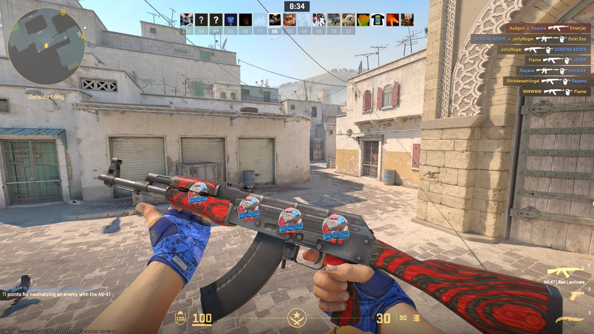 Just got back home, first thing I had to do was launch the game and look at my new Christmas AK 😍

Thank you <a href="/cs_inspect/">CSInspect</a> I love it