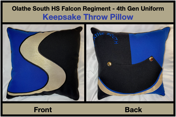 Olathe South Band alumni that would like a keepsake made from our Gen 4 marching uniforms can get more info and order by Tue, Jan 9 at bit.ly/osfruni4keepsa…