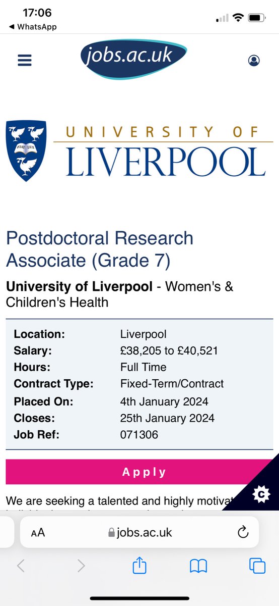 ** Job opportunity ** Are you a post doc looking for a new adventure? Come work with us in a positive research environment to help learn about inflammatory kidney diseases as part of @EATC4Children and funded by @Kidney_Research jobs.ac.uk/job/DFC469/pos…