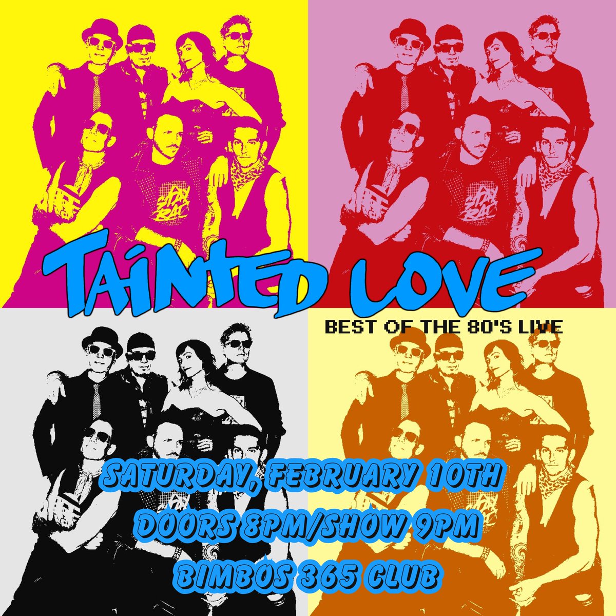 JUST ANNOUNCED!! Tainted Love returns on Saturday, February 10th for another iconic performance! Grab your tickets NOW at the link in bio for a chance to dance the night away!