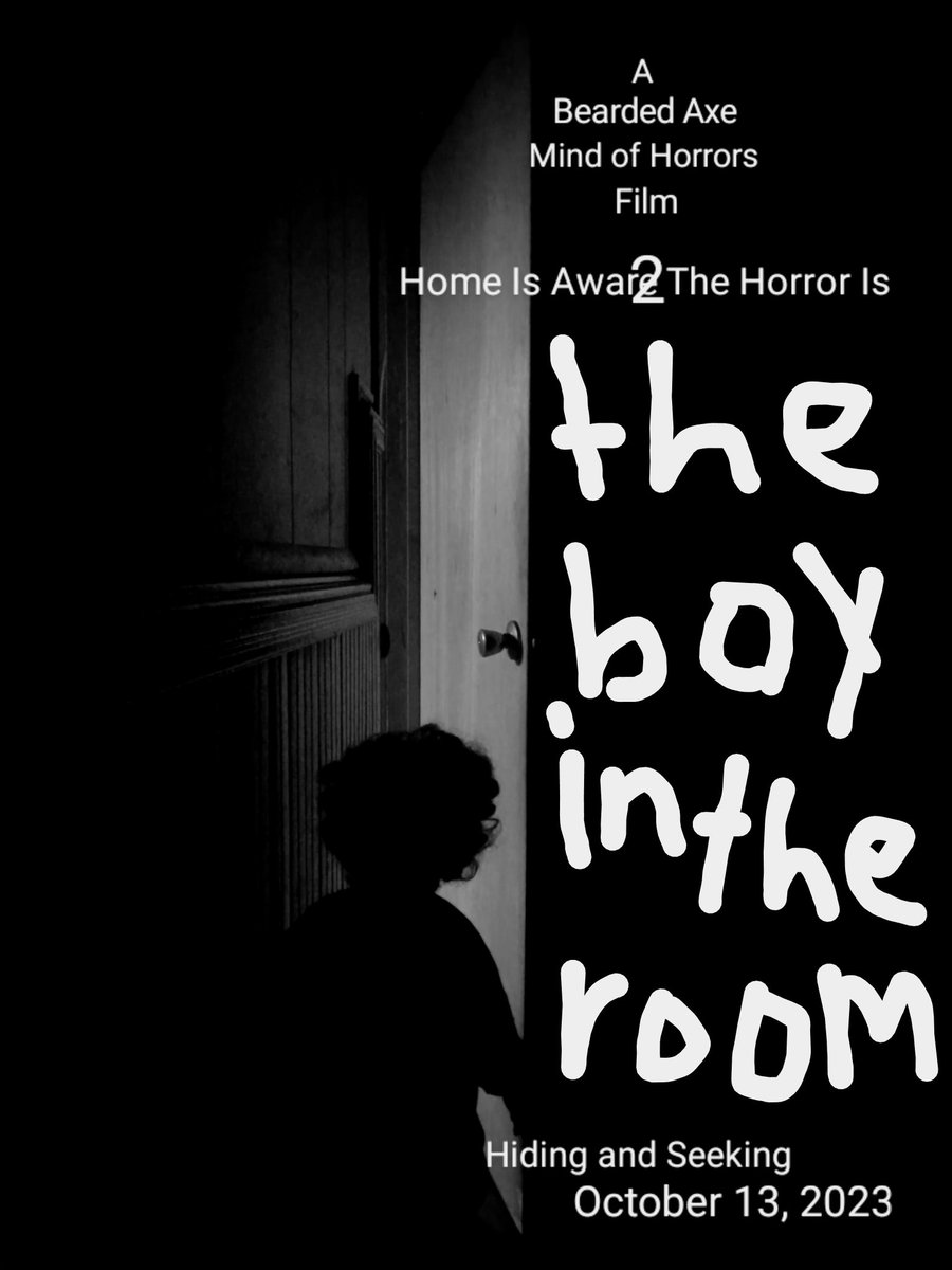 ChrisCartagena8's tweet photo. Filmed in my childhood home on no budget... It's my Short Horror Films, "Home Is Aware The Horror Is" (2022) https://t.co/djJWLSF79L & "Home Is Aware The Horror Is 2: the boy in the room" (2023) https://t.co/ZdZOZeZuud Once you ENTER My Mind of Horrors you will not AXE-IT... https://t.co/OhsY9KDTko