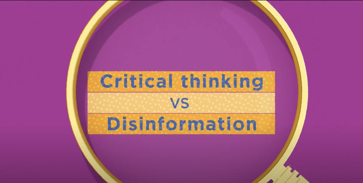 People who share false info sometimes use the language of critical thinking and media literacy, telling followers to “do your research” in one breath and then to “trust the plan” in the next.

So how can we tell if we’re really thinking critically? mediasmarts.ca/teacher-resour…