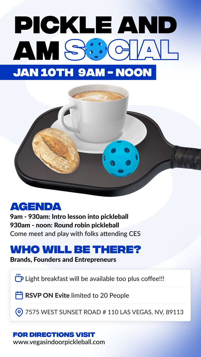 #ces2024 I'm hosting a pickleball x social mixer next weds!! DTC BRANDS / Founders DM for the invite