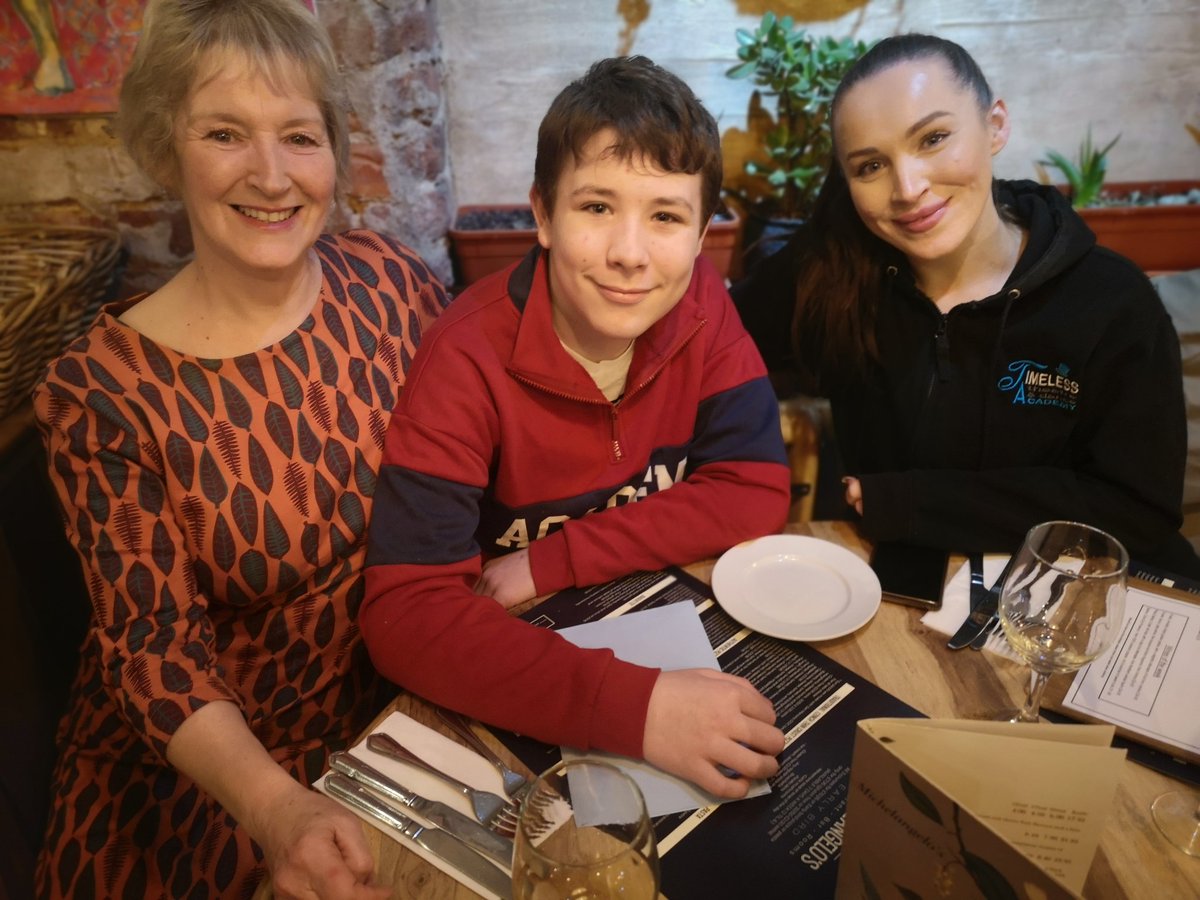 cliveryton's tweet photo. Can't believe that this young man was only born 13 years ago tonight! Sat twixt his proud mum and grandma #teenag https://t.co/AkTORHwGda