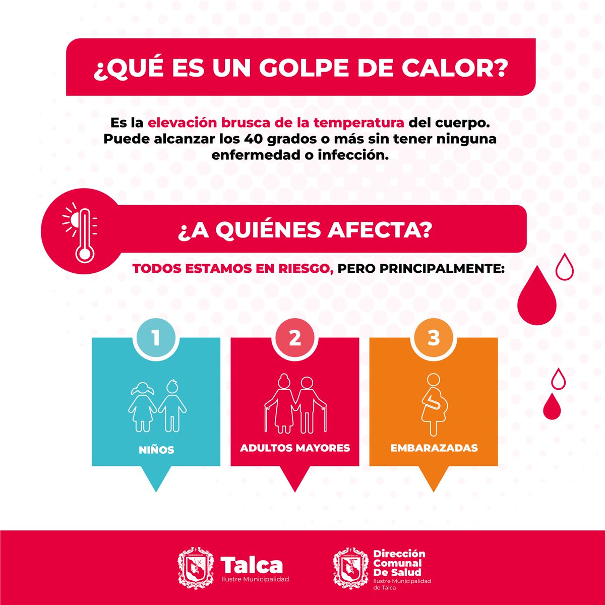 IMTalca's tweet photo. Llegaron las temperaturas abrumantes 🥵 y consigo los golpes de calor, ¿los conoces?
Desliza 👉🏼y comparte✅ https://t.co/ciAQpzWutu