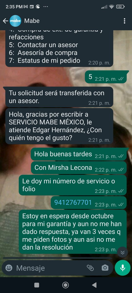MirshaLecona's tweet photo. @Mabe oigan que onda con su servicio al cliente, como que me terminaron la sesión y nisiquiera pasaron 2 minutos al contestar? https://t.co/nSWmdjuPeH