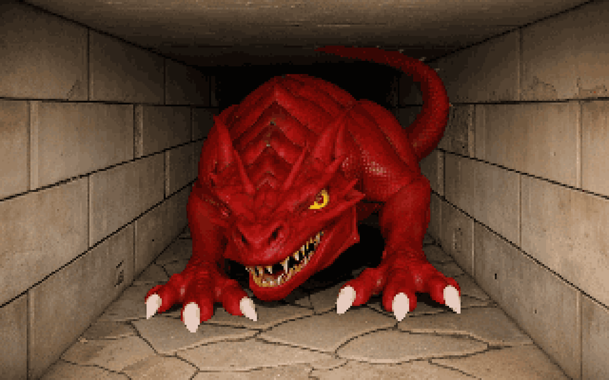 AkpReal's tweet photo. What if Dungeon Master had been created a few years later, in an amazing palette of 256 colors, with monsters created from raw digital images of physical models?
#crpg #RETROGAMING #dungeonmaster #stonekeep #RPG #fantasy #retroRPG #games #digitalart #pixelart #dosgaming #amiga https://t.co/rQFOdwHq0W
