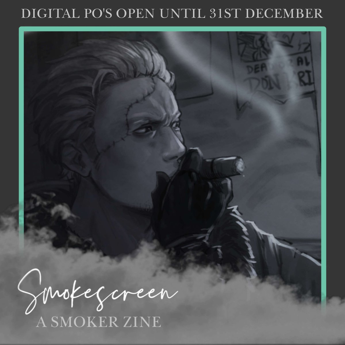 smokerzine's tweet photo. Now that we've entered our production phase, we have a few more sneak peeks to show you!    

Look at this amazing piece from @Kiricatuwu ! https://t.co/jDNunsIgwj