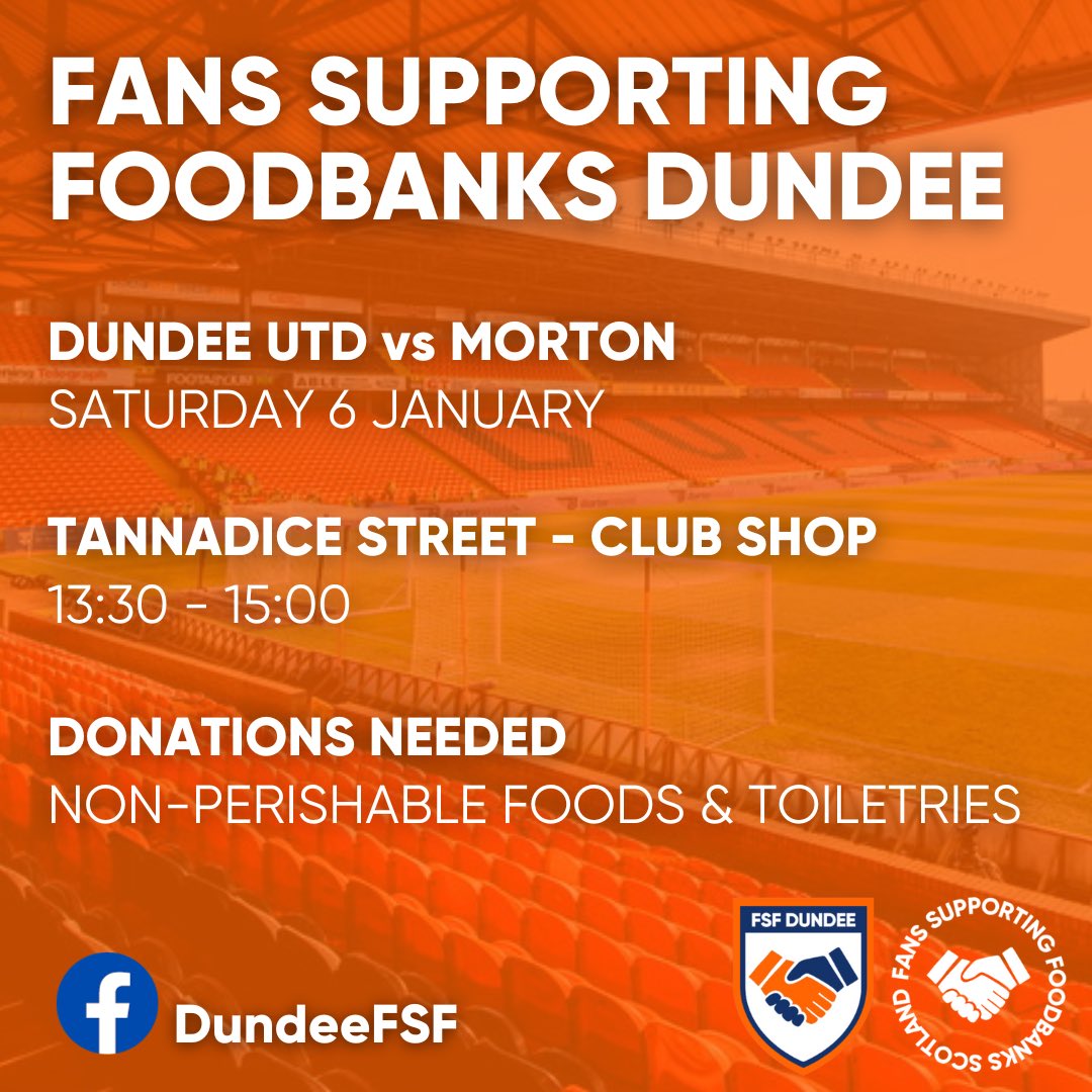 Fans Supporting Foodbanks Dundee tweet media