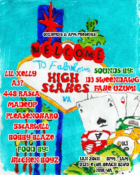 djsweendawg's tweet photo. 1/20
NFK, VA
🎲🎲🎲

@lilxelly 
@ajquestionmark 
@YXNGN380 
@willamadeus &amp; @HalfCabJalf 
@pleasenokaro 
5 Star Will
@BobbyBlaze757 
@cashrllygeeking 
@uatryhard 
@mackzaddyyyy 
5implicty!

Sounds by Me &amp; @fakeUZUMI !

Sponsored by @OnlyFriends757 &amp; @avantpostmodern 

Cya there! https://t.co/A366i2FZJb