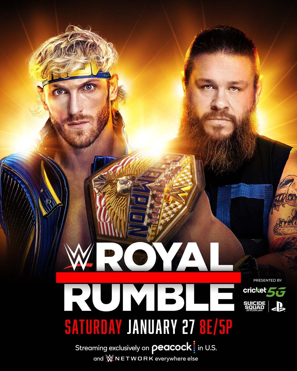January 27, LIVE from @tropicanafield, #USChampion @LoganPaul defends his title against @FightOwensFight at #RoyalRumble… You’re not going to want to miss this.