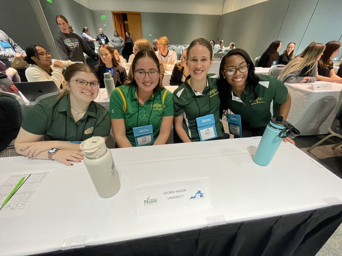 Good luck to our #MasonMSAT team who is currently in third place at the VATA Quiz Bowl. #AthleticTraining #MasonNation #ChooseMason