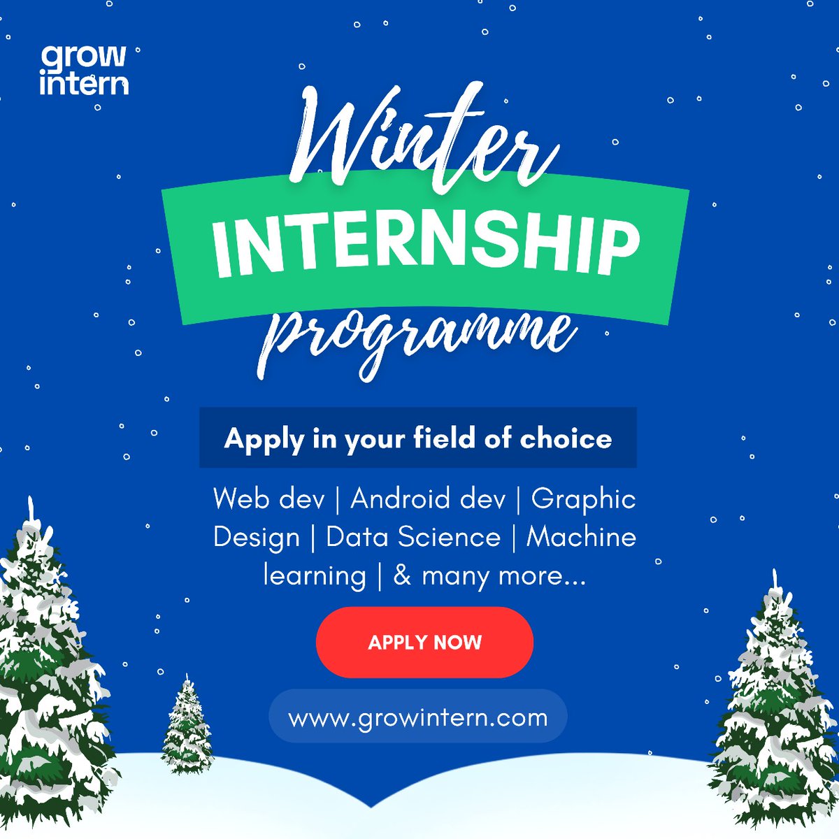 Growintern's tweet photo. 🌟 Exciting News! ��� Join GrowIntern's Winter Internship Program and embark on a journey of learning, growth, and hands-on experience.❄️

Apply now and let your career bloom!

🔗 **Website**: https://t.co/uUtmqAE04P -
 
#growintern #coding #jobs #Jobs
#internship #interns #ai https://t.co/pZH129QO5F