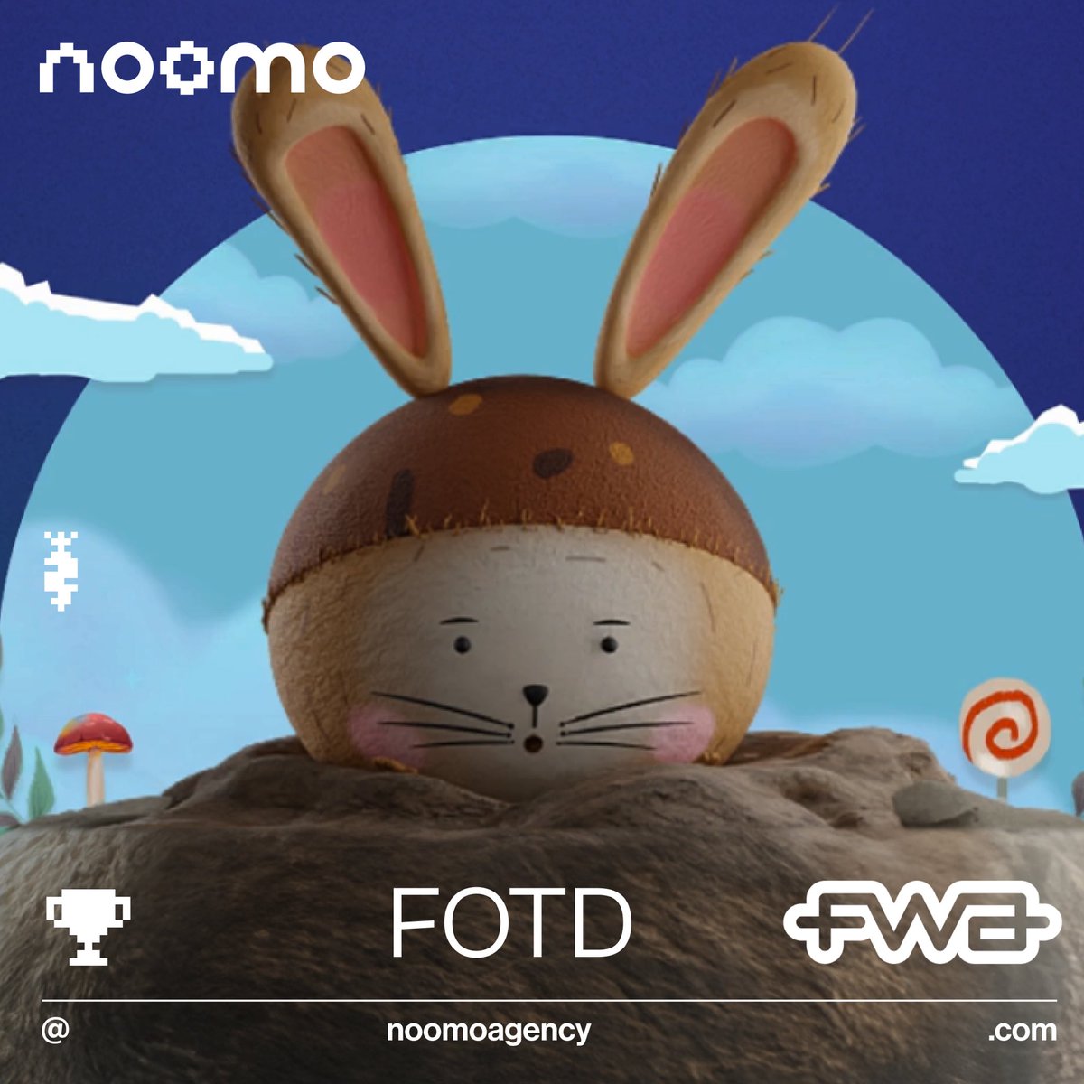 NoomoAgency's tweet photo. What a star of the year! The immersive website with an AR experience we created for the children’s book just won @fwa 🔥
#fwa #noomoagency #immersivewebsite #ar https://t.co/uEX7nFCMl5