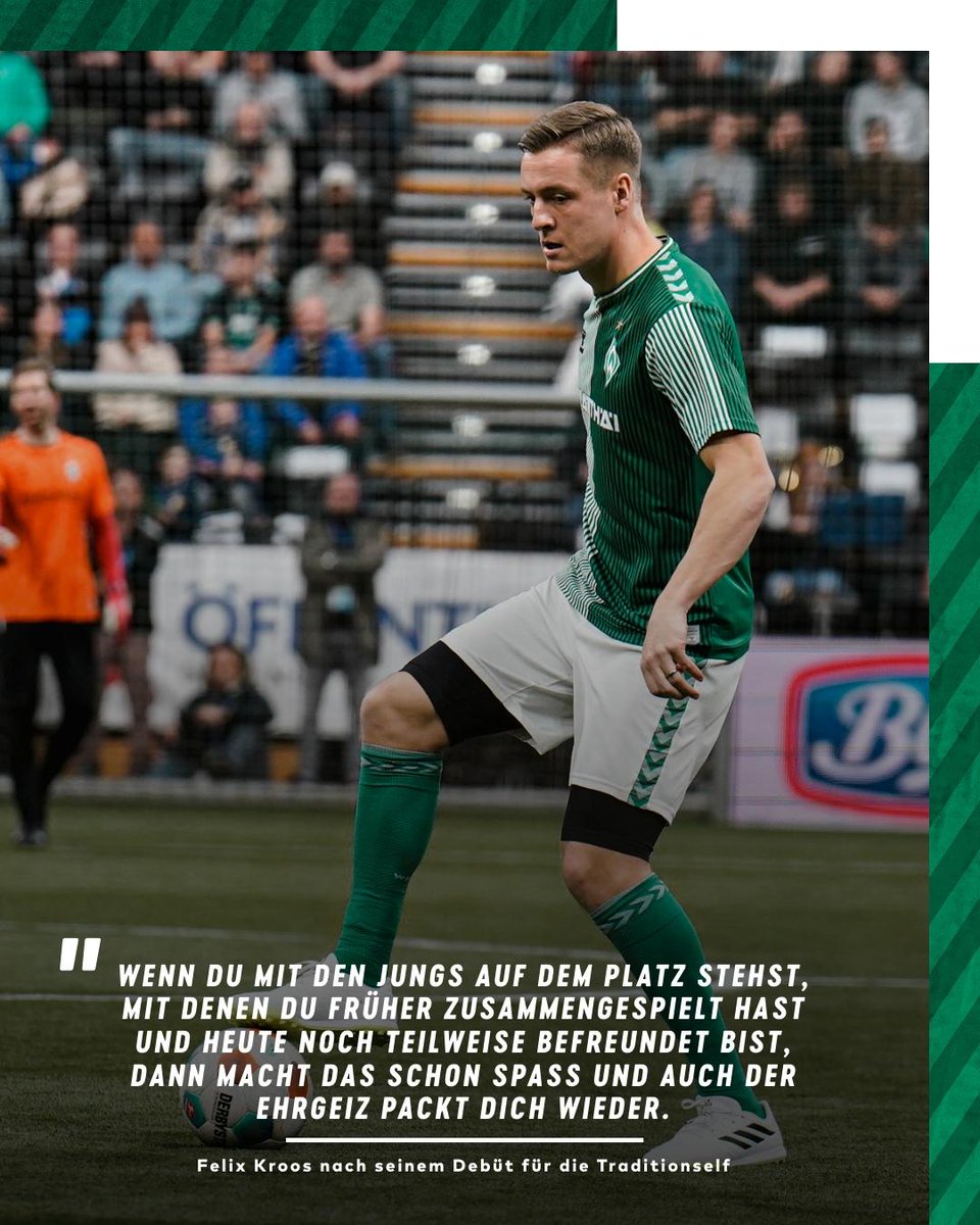 SV Werder Bremen (@werderbremen) on Twitter photo Uns hat es auch Spaß gemacht, <a href="/felixkroos18/">Felix Kroos</a>. 🤝
Max #Kruse & Felix #Kroos über ihr Debüt für die Traditionself 👉 svw.de/DebütTradi
#Werder Uns hat es auch Spaß gemacht, <a href="/felixkroos18/">Felix Kroos</a>. 🤝
Max #Kruse & Felix #Kroos über ihr Debüt für die Traditionself 👉 svw.de/DebütTradi
#Werder