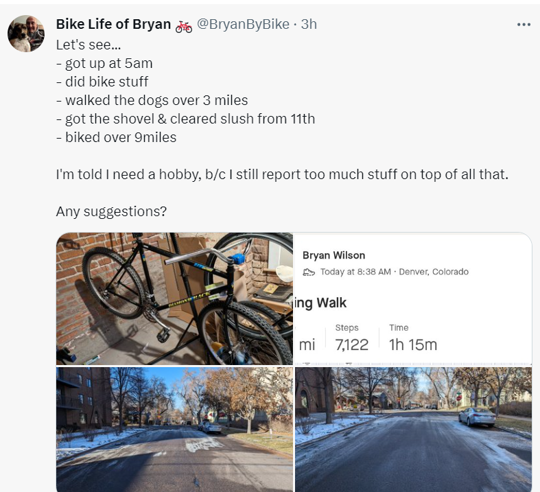 InaneByBryan's tweet photo. I will take this one. . . Bryan Wilson, here's a suggestion, get the f--- off of social media! Social media is not a hobby, it is your obsession. @bryanbybike #OhBryan https://t.co/39jFdHYXsd